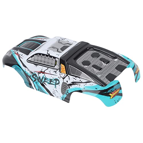 Yctze SCY 16101PRO 1/16 RC Autokarosserie Hochschlagfeste PVC-Ersatzteile für Ferngesteuerte Autos, Farbe Cyan (Cyan) von Yctze