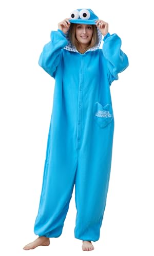 Ydesheng Erwachsene Tier Onesie Halloween Cosplay Kostüm, Lanzhima, XL von Ydesheng