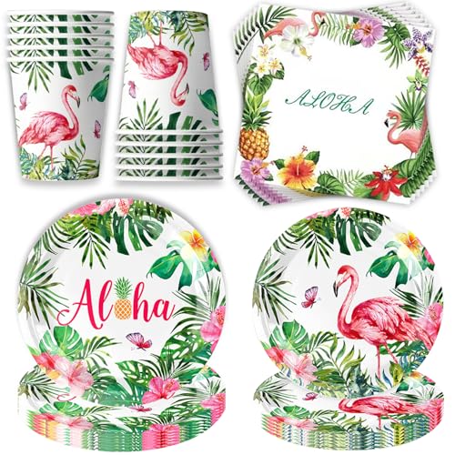 50 Stück Flamingo Partygeschirr Set,Partygeschirr Hawaii,Geburtstagsdeko Mädchen Flamingo,Pappteller Kindergeburtstag mit Flamingo,Kindergeburtstag Mädchen Junge für 10 Gäste 50 Stück Flamingo Partygeschirr Set,Partygeschirr Hawaii,Geburtstagsdeko Mädchen Flamingo,Pappteller Kindergeburtstag mit Flamingo,Kindergeburtstag Mädchen Junge für 10 Gäste von YeahBoom