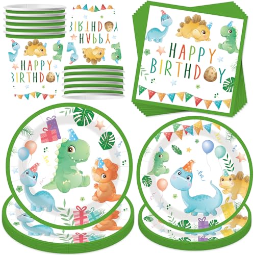 50 Stück Dinosaurier Geburtstag Geschirr Set,Dino Partygeschirr Set,Dinosaurier Geschirr,Dinosaurier Party Deko Set,Partygeschirr Set Pappteller Kindergeburtstag Mit Teller Becher Servietten 50 Stück Dinosaurier Geburtstag Geschirr Set,Dino Partygeschirr Set,Dinosaurier Geschirr,Dinosaurier Party Deko Set,Partygeschirr Set Pappteller Kindergeburtstag Mit Teller Becher Servietten von YeahBoom