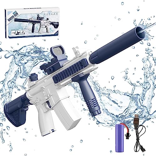 Elektrische Wasserpistole,Hoher Kapazität Wasserpistole,Wasserpistolen für Erwachsene und Kinder,Große Spritzpistole,Strongest Water Gun,Spritzpistolen Spielzeug für Sommer Pool Strand von YeahBoom