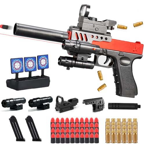 Spielzeug Pistole Kinder,Schaumstoff Soft Bullet Gun Spielzeug,Soft Bullet Gun M416,Schaumstoff Pistole,manuelles Nachladen,Toy Guns für Kinder,Soft Bullet Toy Gun Pistole für 12+ Kindergeschenke von YeahBoom