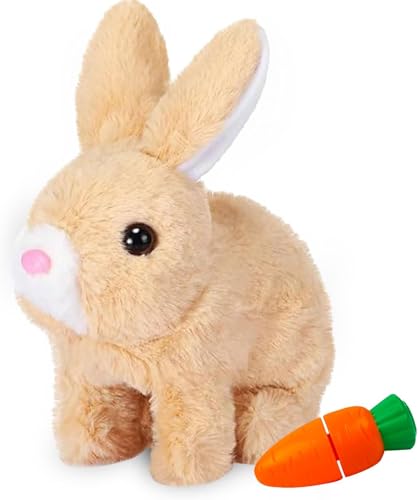 YeahBoom Hüpfender Kaninchen,Hase Elektrisch Spielzeug,Osterhase Stofftier Klein,Plüschhasenspielzeug,Hüpfendes Kaninchen Spielzeug,Interaktives Elektronisches Haustier,Hasen Kuscheltiere Klein YeahBoom Hüpfender Kaninchen,Hase Elektrisch Spielzeug,Osterhase Stofftier Klein,Plüschhasenspielzeug,Hüpfendes Kaninchen Spielzeug,Interaktives Elektronisches Haustier,Hasen Kuscheltiere Klein von YeahBoom