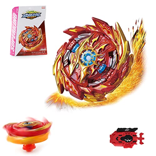 Bey Burst Turbo Blade Set,Metall Fusion Kampf Kreisel,4D Metal Fusion Kreisel mit Starter,Bey Metal Fusion Blade mit Launcher,Spielzeug Geschenk Sets für Kinder Jugendliche von YeahBoom