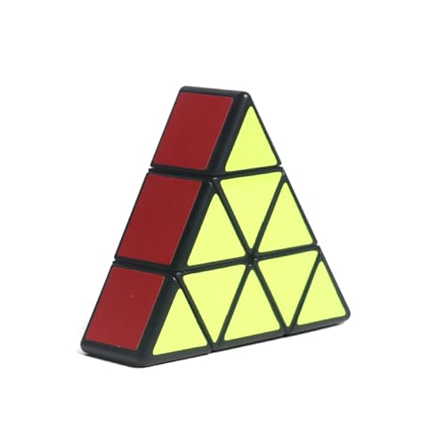 1x1x3 Pyramide Speed Cube Slim Pyraminx Puzzle Triangle Twist Magic Cube Schwarz von Yealvin