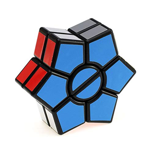 Yealvin 2-lagiger Hexagon SQ Cube Kreative Zauberwürfel Glatt Puzzle Würfel Aufkleber von Yealvin