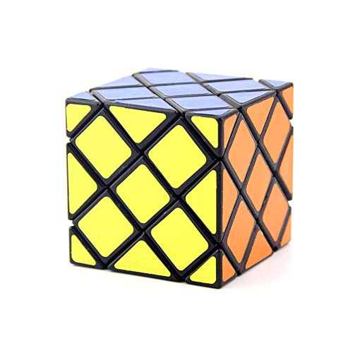 Yealvin 8-Achsen 6-Faceted Magic Cube Black Skewb Twisty Puzzle Cube Brain Teasers Smooth Magic Cubes Puzzles Collection von Yealvin