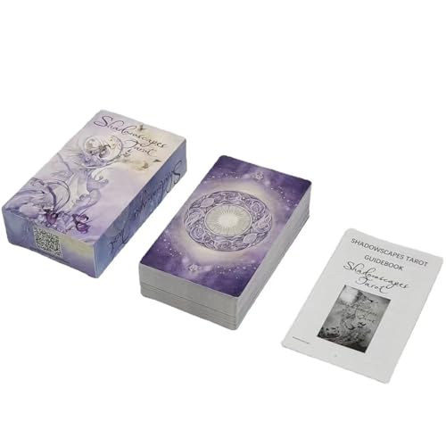 Yedaoiu 12x7CM Blumen Schatten Tacaro Karten -78 Tarot Karten für Anfänger, Geschenke für Mama und Freundin von Yedaoiu