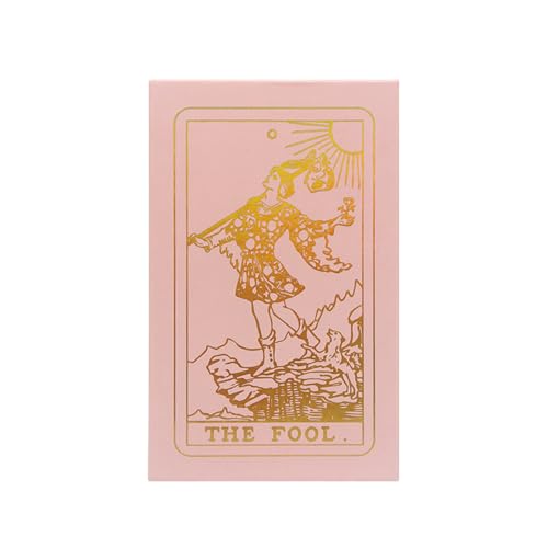 Yedaoiu 78 Classic Waite Tarot Karten, Rosa Luxus PVC Tarot Karten Set, beinhaltet Karten, englisches Handbuch von Yedaoiu