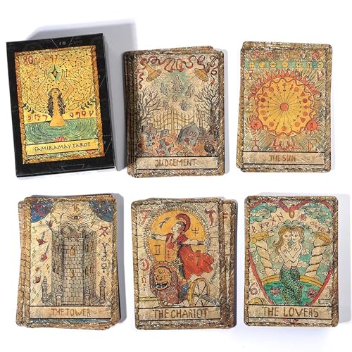 Yedaoiu Samirami Marseille Tarot, Tarotkarte Englisches Handbuch, Kartenspiel von Yedaoiu