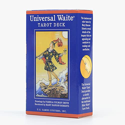 Yedaoiu Tarot Deck Retro Tarot Deck Einzigartiges Wahrsagspiel,Schwarz von Yedaoiu