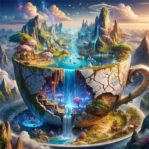 1000 Teile Puzzle für Erwachsene mit Fantasy Cup Landschaft Puzzles, EIN Herausforderndes Rätsel,Puzzles für Die Ganze Familie,1000 DIY Kunst Puzzle Home Dekoration Geschenke 1000 Teile Puzzle für Erwachsene mit Fantasy Cup Landschaft Puzzles, EIN Herausforderndes Rätsel,Puzzles für Die Ganze Familie,1000 DIY Kunst Puzzle Home Dekoration Geschenke von Yeecer