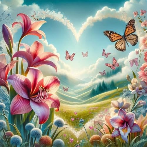 1000 Teile Puzzle für Erwachsene mit Feldblumen Schmetterling Puzzles, EIN Herausforderndes Rätsel,Puzzles für Die Ganze Familie,1000 DIY Kunst Puzzle Home Dekoration Geschenke 1000 Teile Puzzle für Erwachsene mit Feldblumen Schmetterling Puzzles, EIN Herausforderndes Rätsel,Puzzles für Die Ganze Familie,1000 DIY Kunst Puzzle Home Dekoration Geschenke von Yeecer