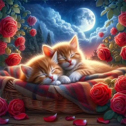 1000 Teile Puzzle für Erwachsene mit Gartenrose Katze Puzzles, EIN Herausforderndes Rätsel,Puzzles für Die Ganze Familie,1000 DIY Kunst Puzzle Home Dekoration Geschenke 1000 Teile Puzzle für Erwachsene mit Gartenrose Katze Puzzles, EIN Herausforderndes Rätsel,Puzzles für Die Ganze Familie,1000 DIY Kunst Puzzle Home Dekoration Geschenke von Yeecer