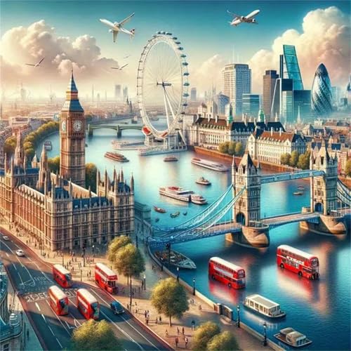 1000 Teile Puzzle für Erwachsene mit Londoner Stadtlandschaft Puzzles, EIN Herausforderndes Rätsel,Puzzles für Die Ganze Familie,1000 DIY Kunst Puzzle Home Dekoration Geschenke 1000 Teile Puzzle für Erwachsene mit Londoner Stadtlandschaft Puzzles, EIN Herausforderndes Rätsel,Puzzles für Die Ganze Familie,1000 DIY Kunst Puzzle Home Dekoration Geschenke von Yeecer