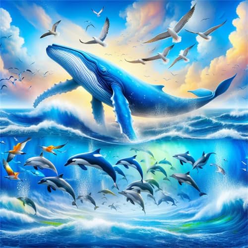 1000 Teile Puzzle für Erwachsene mit Meereswale Delfine Puzzles, EIN Herausforderndes Rätsel,Puzzles für Die Ganze Familie,1000 DIY Kunst Puzzle Home Dekoration Geschenke 1000 Teile Puzzle für Erwachsene mit Meereswale Delfine Puzzles, EIN Herausforderndes Rätsel,Puzzles für Die Ganze Familie,1000 DIY Kunst Puzzle Home Dekoration Geschenke von Yeecer
