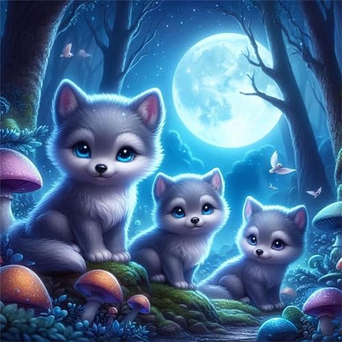 1000 Teile Puzzle für Erwachsene mit Mondschein Waldtiere Puzzles, EIN Herausforderndes Rätsel,Puzzles für Die Ganze Familie,1000 DIY Kunst Puzzle Home Dekoration Geschenke 1000 Teile Puzzle für Erwachsene mit Mondschein Waldtiere Puzzles, EIN Herausforderndes Rätsel,Puzzles für Die Ganze Familie,1000 DIY Kunst Puzzle Home Dekoration Geschenke von Yeecer