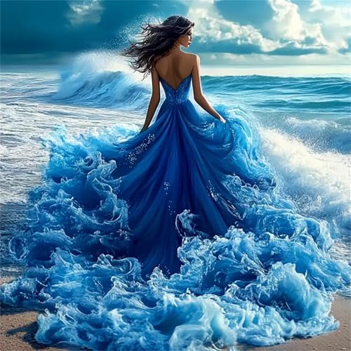 1000 Teile Puzzle für Erwachsene mit Ozeanblaues Kleid für Damen Puzzles, EIN Herausforderndes Rätsel,Puzzles für Die Ganze Familie,1000 DIY Kunst Puzzle Home Dekoration Geschenke 1000 Teile Puzzle für Erwachsene mit Ozeanblaues Kleid für Damen Puzzles, EIN Herausforderndes Rätsel,Puzzles für Die Ganze Familie,1000 DIY Kunst Puzzle Home Dekoration Geschenke von Yeecer