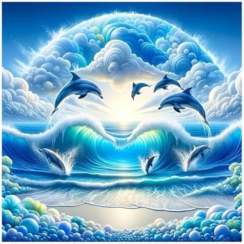 1000 Teile Puzzle für Erwachsene mit Traumhafte Ozeandelfine Puzzles, EIN Herausforderndes Rätsel,Puzzles für Die Ganze Familie,1000 DIY Kunst Puzzle Home Dekoration Geschenke 1000 Teile Puzzle für Erwachsene mit Traumhafte Ozeandelfine Puzzles, EIN Herausforderndes Rätsel,Puzzles für Die Ganze Familie,1000 DIY Kunst Puzzle Home Dekoration Geschenke von Yeecer