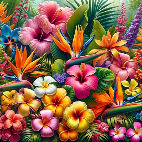 1000 Teile Puzzle für Erwachsene mit Tropische Blumen Puzzles, EIN Herausforderndes Rätsel,Puzzles für Die Ganze Familie,1000 DIY Kunst Puzzle Home Dekoration Geschenke 1000 Teile Puzzle für Erwachsene mit Tropische Blumen Puzzles, EIN Herausforderndes Rätsel,Puzzles für Die Ganze Familie,1000 DIY Kunst Puzzle Home Dekoration Geschenke von Yeecer