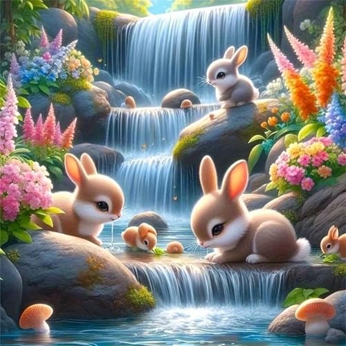 1000 Teile Puzzle für Erwachsene mit Wasserfall Kaninchen Blume Puzzles, EIN Herausforderndes Rätsel,Puzzles für Die Ganze Familie,1000 DIY Kunst Puzzle Home Dekoration Geschenke 1000 Teile Puzzle für Erwachsene mit Wasserfall Kaninchen Blume Puzzles, EIN Herausforderndes Rätsel,Puzzles für Die Ganze Familie,1000 DIY Kunst Puzzle Home Dekoration Geschenke von Yeecer