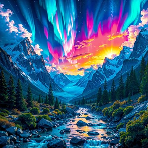 120 Teile Puzzle für Erwachsene mit Aurora-Berglandschaft Puzzles, EIN Herausforderndes Rätsel,Puzzles für Die Ganze Familie,120 DIY Kunst Puzzle Home Dekoration Geschenke 120 Teile Puzzle für Erwachsene mit Aurora-Berglandschaft Puzzles, EIN Herausforderndes Rätsel,Puzzles für Die Ganze Familie,120 DIY Kunst Puzzle Home Dekoration Geschenke von Yeecer