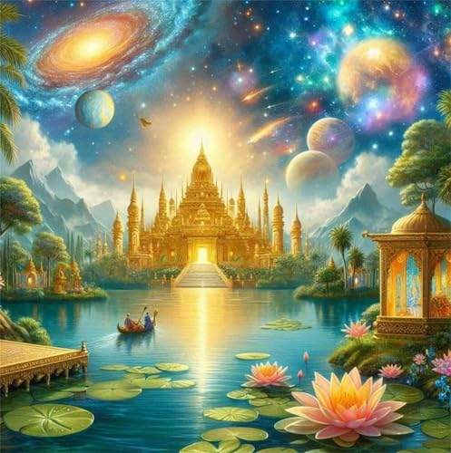 120 Teile Puzzle für Erwachsene mit Goldene Schlosslandschaft Puzzles, EIN Herausforderndes Rätsel,Puzzles für Die Ganze Familie,120 DIY Kunst Puzzle Home Dekoration Geschenke 120 Teile Puzzle für Erwachsene mit Goldene Schlosslandschaft Puzzles, EIN Herausforderndes Rätsel,Puzzles für Die Ganze Familie,120 DIY Kunst Puzzle Home Dekoration Geschenke von Yeecer