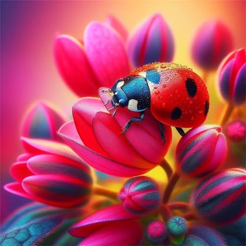 120 Teile Puzzle für Erwachsene mit Roter Blumen-Marienkäfer Puzzles, EIN Herausforderndes Rätsel,Puzzles für Die Ganze Familie,120 DIY Kunst Puzzle Home Dekoration Geschenke 120 Teile Puzzle für Erwachsene mit Roter Blumen-Marienkäfer Puzzles, EIN Herausforderndes Rätsel,Puzzles für Die Ganze Familie,120 DIY Kunst Puzzle Home Dekoration Geschenke von Yeecer