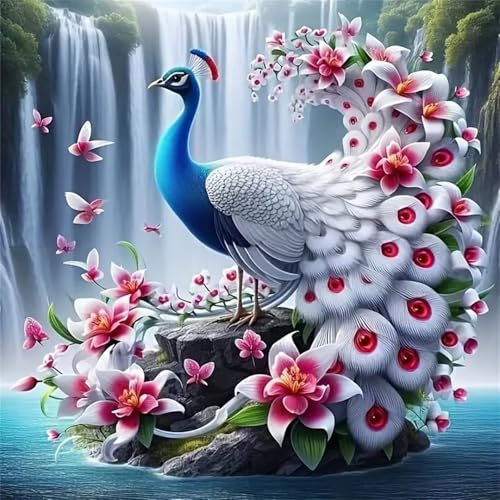 120 Teile Puzzle für Erwachsene mit Wasserfall Pfau Blumen Puzzles, EIN Herausforderndes Rätsel,Puzzles für Die Ganze Familie,120 DIY Kunst Puzzle Home Dekoration Geschenke 120 Teile Puzzle für Erwachsene mit Wasserfall Pfau Blumen Puzzles, EIN Herausforderndes Rätsel,Puzzles für Die Ganze Familie,120 DIY Kunst Puzzle Home Dekoration Geschenke von Yeecer