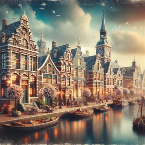 300 Teile Puzzle für Erwachsene mit Amsterdamer Landschaft Puzzles, EIN Herausforderndes Rätsel,Puzzles für Die Ganze Familie,300 DIY Kunst Puzzle Home Dekoration Geschenke 300 Teile Puzzle für Erwachsene mit Amsterdamer Landschaft Puzzles, EIN Herausforderndes Rätsel,Puzzles für Die Ganze Familie,300 DIY Kunst Puzzle Home Dekoration Geschenke von Yeecer