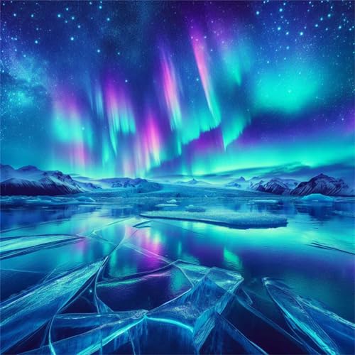 300 Teile Puzzle für Erwachsene mit Aurora-Gletscherlandschaft Puzzles, EIN Herausforderndes Rätsel,Puzzles für Die Ganze Familie,300 DIY Kunst Puzzle Home Dekoration Geschenke 300 Teile Puzzle für Erwachsene mit Aurora-Gletscherlandschaft Puzzles, EIN Herausforderndes Rätsel,Puzzles für Die Ganze Familie,300 DIY Kunst Puzzle Home Dekoration Geschenke von Yeecer