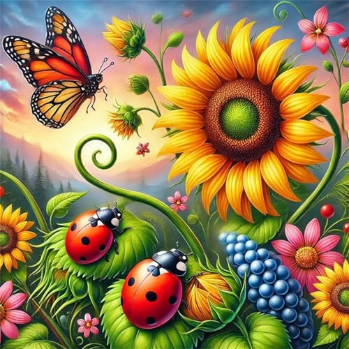 300 Teile Puzzle für Erwachsene mit Blumen-Marienkäfer Puzzles, EIN Herausforderndes Rätsel,Puzzles für Die Ganze Familie,300 DIY Kunst Puzzle Home Dekoration Geschenke 300 Teile Puzzle für Erwachsene mit Blumen-Marienkäfer Puzzles, EIN Herausforderndes Rätsel,Puzzles für Die Ganze Familie,300 DIY Kunst Puzzle Home Dekoration Geschenke von Yeecer