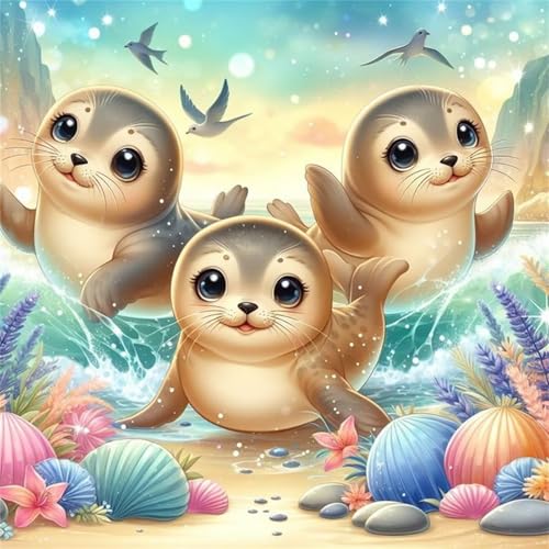 300 Teile Puzzle für Erwachsene mit Cartoon-Seelöwe Puzzles, EIN Herausforderndes Rätsel,Puzzles für Die Ganze Familie,300 DIY Kunst Puzzle Home Dekoration Geschenke 300 Teile Puzzle für Erwachsene mit Cartoon-Seelöwe Puzzles, EIN Herausforderndes Rätsel,Puzzles für Die Ganze Familie,300 DIY Kunst Puzzle Home Dekoration Geschenke von Yeecer