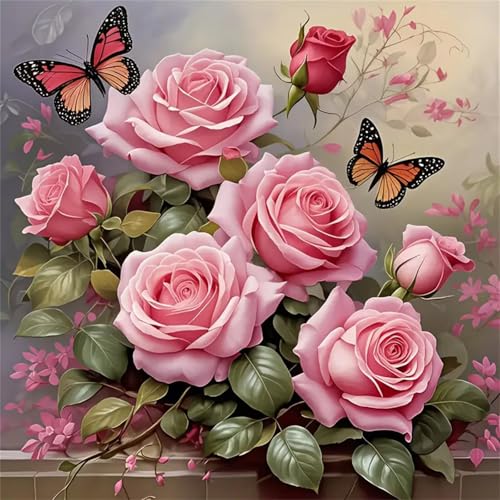 300 Teile Puzzle für Erwachsene mit Rosa Rosenschmetterling Puzzles, EIN Herausforderndes Rätsel,Puzzles für Die Ganze Familie,300 DIY Kunst Puzzle Home Dekoration Geschenke 300 Teile Puzzle für Erwachsene mit Rosa Rosenschmetterling Puzzles, EIN Herausforderndes Rätsel,Puzzles für Die Ganze Familie,300 DIY Kunst Puzzle Home Dekoration Geschenke von Yeecer