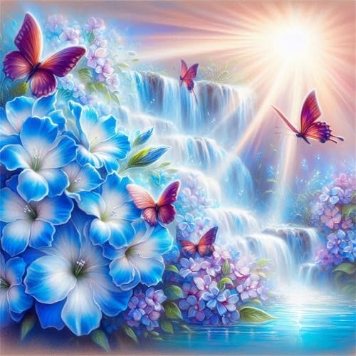 300 Teile Puzzle für Erwachsene mit Wasserfall Blumen Schmetterlinge Puzzles, EIN Herausforderndes Rätsel,Puzzles für Die Ganze Familie,300 DIY Kunst Puzzle Home Dekoration Geschenke 300 Teile Puzzle für Erwachsene mit Wasserfall Blumen Schmetterlinge Puzzles, EIN Herausforderndes Rätsel,Puzzles für Die Ganze Familie,300 DIY Kunst Puzzle Home Dekoration Geschenke von Yeecer