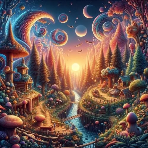 35 Teile Puzzle für Erwachsene mit Märchenhafte Landschaften Puzzles, EIN Herausforderndes Rätsel,Puzzles für Die Ganze Familie,35 DIY Kunst Puzzle Home Dekoration Geschenke 35 Teile Puzzle für Erwachsene mit Märchenhafte Landschaften Puzzles, EIN Herausforderndes Rätsel,Puzzles für Die Ganze Familie,35 DIY Kunst Puzzle Home Dekoration Geschenke von Yeecer