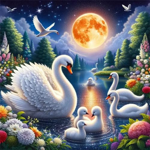 35 Teile Puzzle für Erwachsene mit Mondsee-Schwäne Puzzles, EIN Herausforderndes Rätsel,Puzzles für Die Ganze Familie,35 DIY Kunst Puzzle Home Dekoration Geschenke 35 Teile Puzzle für Erwachsene mit Mondsee-Schwäne Puzzles, EIN Herausforderndes Rätsel,Puzzles für Die Ganze Familie,35 DIY Kunst Puzzle Home Dekoration Geschenke von Yeecer