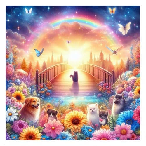 35 Teile Puzzle für Erwachsene mit Regenbogenbrücke Blumen Tiere Puzzles, EIN Herausforderndes Rätsel,Puzzles für Die Ganze Familie,35 DIY Kunst Puzzle Home Dekoration Geschenke 35 Teile Puzzle für Erwachsene mit Regenbogenbrücke Blumen Tiere Puzzles, EIN Herausforderndes Rätsel,Puzzles für Die Ganze Familie,35 DIY Kunst Puzzle Home Dekoration Geschenke von Yeecer
