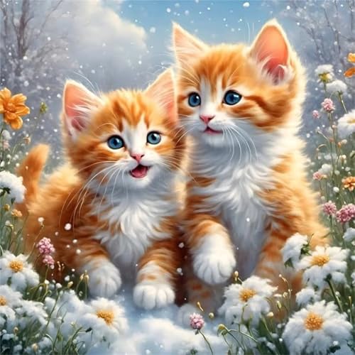 Puzzles 200 Teile Erwachsene,28x28 cm Lernspiel Herausforderung Spielzeug 200 Teile Blumenkatzen Winter Puzzles für Erwachsene Puzzles 200 Teile Erwachsene,28x28 cm Lernspiel Herausforderung Spielzeug 200 Teile Blumenkatzen Winter Puzzles für Erwachsene von Yeecer