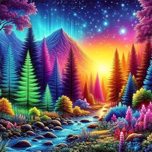 Puzzles 200 Teile Erwachsene,28x28 cm Lernspiel Herausforderung Spielzeug 200 Teile Bunte Waldlandschaft Puzzles für Erwachsene Puzzles 200 Teile Erwachsene,28x28 cm Lernspiel Herausforderung Spielzeug 200 Teile Bunte Waldlandschaft Puzzles für Erwachsene von Yeecer