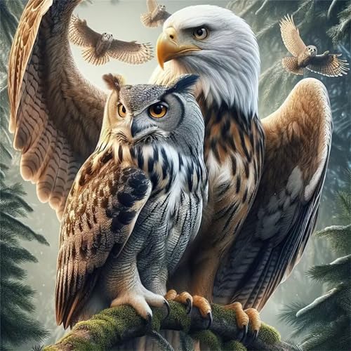 Puzzles 200 Teile Erwachsene,28x28 cm Lernspiel Herausforderung Spielzeug 200 Teile Eule Adler Vögel Puzzles für Erwachsene Puzzles 200 Teile Erwachsene,28x28 cm Lernspiel Herausforderung Spielzeug 200 Teile Eule Adler Vögel Puzzles für Erwachsene von Yeecer