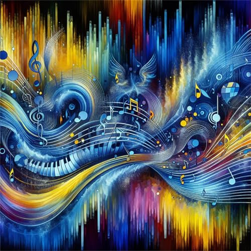 Puzzles 500 Teile Erwachsene,45x45 cm Lernspiel Herausforderung Spielzeug 500 Teile Abstrakte Musik Puzzles für Erwachsene Puzzles 500 Teile Erwachsene,45x45 cm Lernspiel Herausforderung Spielzeug 500 Teile Abstrakte Musik Puzzles für Erwachsene von Yeecer