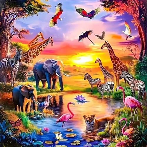 Puzzles 500 Teile Erwachsene,45x45 cm Lernspiel Herausforderung Spielzeug 500 Teile Afrikanische Tierwelt Puzzles für Erwachsene Puzzles 500 Teile Erwachsene,45x45 cm Lernspiel Herausforderung Spielzeug 500 Teile Afrikanische Tierwelt Puzzles für Erwachsene von Yeecer