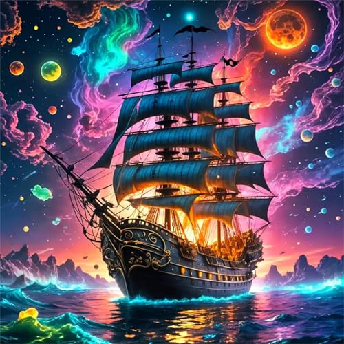 Puzzles 500 Teile Erwachsene,45x45 cm Lernspiel Herausforderung Spielzeug 500 Teile Buntes Weltraumsegelboot Puzzles für Erwachsene Puzzles 500 Teile Erwachsene,45x45 cm Lernspiel Herausforderung Spielzeug 500 Teile Buntes Weltraumsegelboot Puzzles für Erwachsene von Yeecer