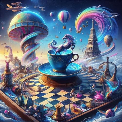 Puzzles 500 Teile Erwachsene,45x45 cm Lernspiel Herausforderung Spielzeug 500 Teile Cartoon-Landschaft Puzzles für Erwachsene Puzzles 500 Teile Erwachsene,45x45 cm Lernspiel Herausforderung Spielzeug 500 Teile Cartoon-Landschaft Puzzles für Erwachsene von Yeecer