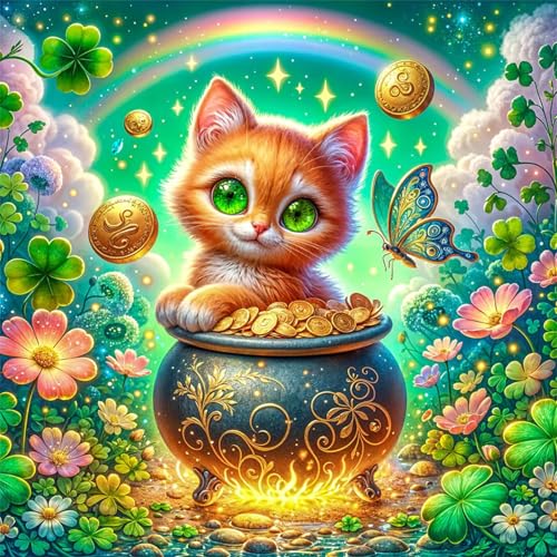 Puzzles 500 Teile Erwachsene,45x45 cm Lernspiel Herausforderung Spielzeug 500 Teile Regenbogen-Magiekatze Puzzles für Erwachsene Puzzles 500 Teile Erwachsene,45x45 cm Lernspiel Herausforderung Spielzeug 500 Teile Regenbogen-Magiekatze Puzzles für Erwachsene von Yeecer