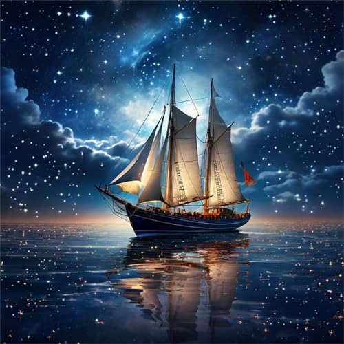 Puzzles 500 Teile Erwachsene,45x45 cm Lernspiel Herausforderung Spielzeug 500 Teile Sternenhimmel-Segelboot Puzzles für Erwachsene Puzzles 500 Teile Erwachsene,45x45 cm Lernspiel Herausforderung Spielzeug 500 Teile Sternenhimmel-Segelboot Puzzles für Erwachsene von Yeecer