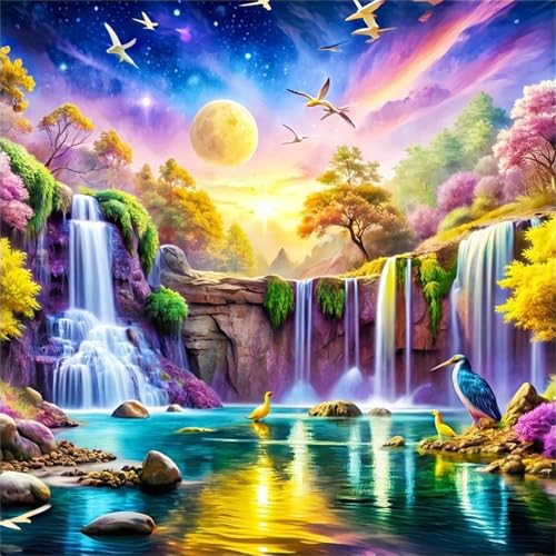 Puzzles 500 Teile Erwachsene,45x45 cm Lernspiel Herausforderung Spielzeug 500 Teile Wasserfall See Vögel Puzzles für Erwachsene Puzzles 500 Teile Erwachsene,45x45 cm Lernspiel Herausforderung Spielzeug 500 Teile Wasserfall See Vögel Puzzles für Erwachsene von Yeecer