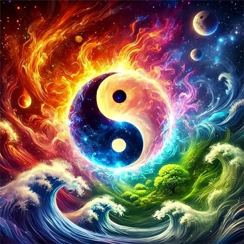 Puzzles 500 Teile Erwachsene,45x45 cm Lernspiel Herausforderung Spielzeug 500 Teile Weltraum-Yin-Yang Puzzles für Erwachsene Puzzles 500 Teile Erwachsene,45x45 cm Lernspiel Herausforderung Spielzeug 500 Teile Weltraum-Yin-Yang Puzzles für Erwachsene von Yeecer