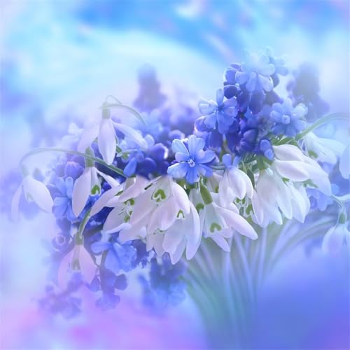 Puzzles 500 Teile Erwachsene,45x45cm Holzpuzzle, Puzzle für Erwachsenes Lernspiel Herausforderung Spielzeug 500 Teile Blaue Blumen Puzzles für Erwachsene Kinder Puzzles 500 Teile Erwachsene,45x45cm Holzpuzzle, Puzzle für Erwachsenes Lernspiel Herausforderung Spielzeug 500 Teile Blaue Blumen Puzzles für Erwachsene Kinder von Yeecer